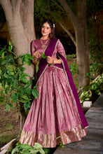 PNK Dupion Silk Lehenga For Women