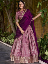 PNK Dupion Silk Lehenga For Women