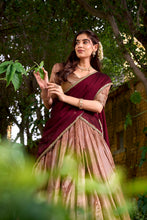 PEC Dupion Silk Lehenga For Women