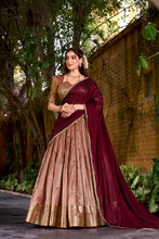 PEC Dupion Silk Lehenga For Women