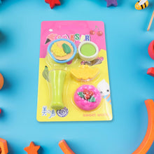 3D Mix Design Fancy & Stylish Colorful Erasers, Mini Eraser Creative Cute Novelty Eraser for Children Different Designs Eraser Set for Return Gift, Birthday Party, School Prize (1 Set)