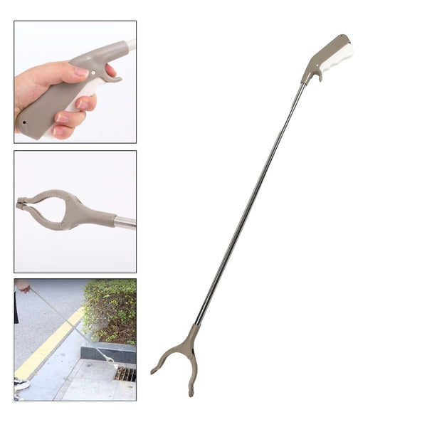 7534 GARBAGE LIFTER TOOL KITCHEN PICKER CLAW PICK UP RUBBISH HELPING HAND TOOL GARBAGE PICKER FLEXIBLE LIGHTWEIGHT TOOL 