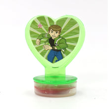 4804 Unique Cartoon character Heart Shape Stamps 6 pieces for Kids Motivation and Reward Theme Prefect Gift for Teachers, Parents and Students (Multicolor) 
