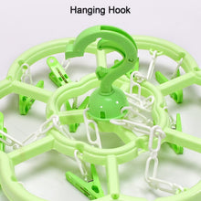 7286 Hanger Household Plastic Hanger 15 Clips Hanger For House Use 