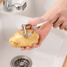 Multi-Function 2 in 1 Potato Peeler and Julienne Cutter, Stainless Steel Potato Peeler, grated Carrot, grated, Suitable for Peeling and shredding Fruit and Vegetables Kitchen Accessories (1 Pc)