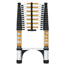 15 Steps  Aluminium  Single Side Compact & Foldable Telescopic Ladder