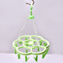 7286 Hanger Household Plastic Hanger 15 Clips Hanger For House Use 