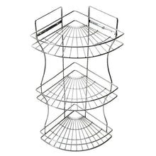 5265 Multipurpose Stainless Steel Multi- 3 Tier Corner Storage Rack 
