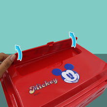 Cartoon Printed 4 Compartment Insulated Lunch Box Stainless Steel |Tiffin Box for Boys, Girls, School & Office Men for Microwave & Dishwasher & Freezer Safe Adult Children Food Container (1 Pc)
