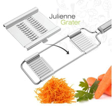 2598 Multipurpose 3 in1 Stainless Steel Grater and Slicer 