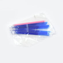 School Office Erasable Fabric Marking Pens, Full Needle Refills Blue Gel Pen Refill Replacement, for School Pen Writing Tools Kawaii Stationery (11 Pc Set)