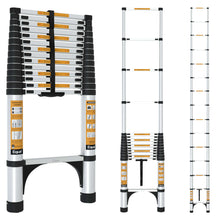 20.5 FT Aluminum Folding Telescopic Ladder 15 Steps