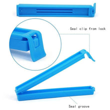 2704 4 Pc Food Sealing Clip used in all kinds of places including household and official, especially for sealing packed food and stuff. 