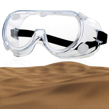 0509 Safety Goggles, Technic Safety Goggles Protection for Classroom Home & Workplace Prevent The Impact of Dust Droplets Gas Protection Glass 