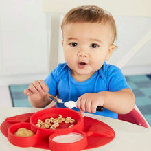 Silicon Micky Plate And 1 Spoon & 1 Fork Card Packing ( 1 Pc Product)