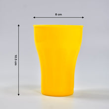 2017 Plastic Glass , Freezer safe Glass, 300ml, Multicolor (Set of 6) 