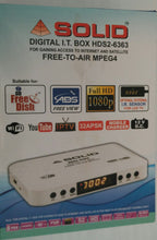 Solid HDS2 6363 MPEG4 Full HD Set Top Box