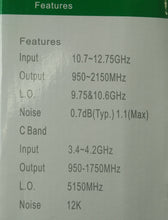 Solid C+KU LNBF Camera Free to Air