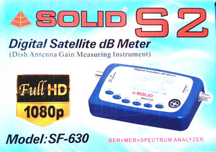 Solid Full HD S2 SF-630 Digital Satellite dB Meter