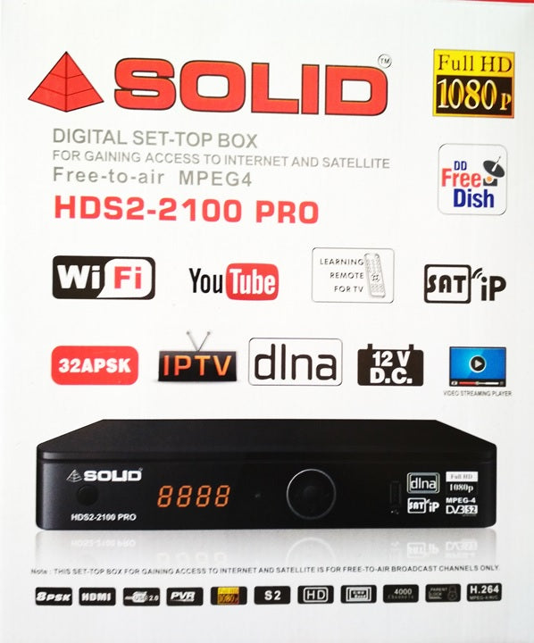 Solid HDS2 2100 PRO Set Top Box