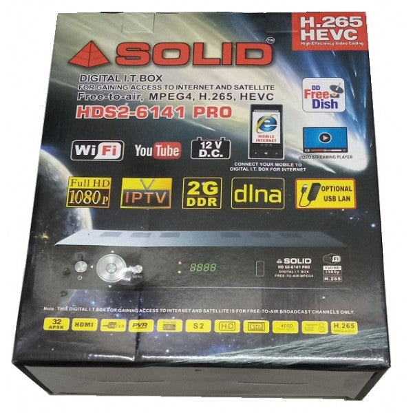 Solid HDS2 6141 PRO Set Top Box Full HD MPEG4