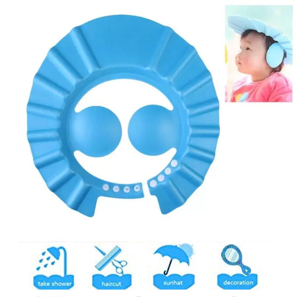 0378 Adjustable Safe Soft Baby Shower cap Raj Sales and service