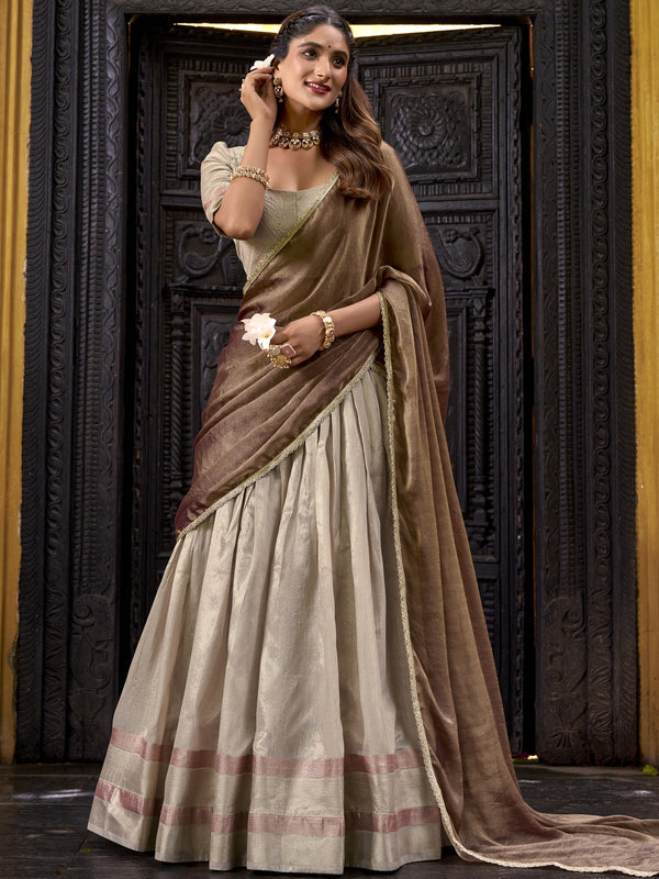 CRM Dupin Silk Lehenga For Women