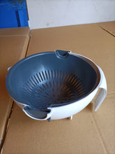 1093 Multi-Functional Washing Fruits and Vegetables Bowl & Strainer with Handle 
