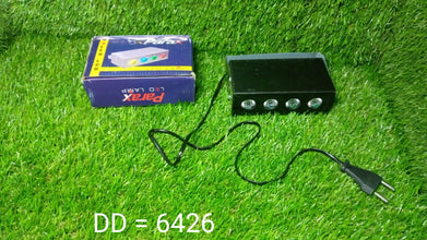 6426 Mini Laser Projector Low Par Light 4 LED RGBW Stage Lighting Laser Light 