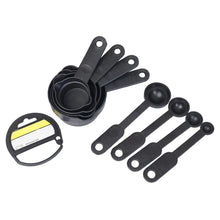 106 Plastic Measuring Cups and Spoons (8 Pcs, Black) Raj Sales and service