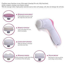 340 -5-in-1 Smoothing Body & Facial Massager (Pink) Raj Sales and service