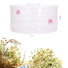 093 Plastic 3 Compartment Sprout Maker, White Raj Sales and service
