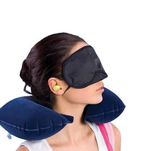 505 -3-in-1 Air Travel Kit with Pillow, Ear Buds & Eye Mask Raj Sales and service WITH BZ LOGO