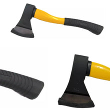 0641A Fiberglas's Body Rubberised Handle Wood Cutting Axe 