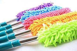 707 Multipurpose Microfiber Cleaning Duster With Extendable Telescopic Wall Hanging Handle 