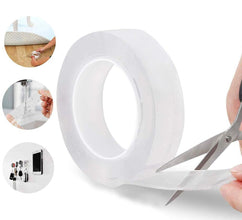 Double Sided Nano Adhesive Tape, 3 meter Washable Traceless Nano Gel Tape, Multipurpose