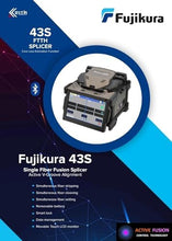 Fujikura 43S fiber optic fusion splicer splicing machine