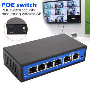 POE Ethernet Switch POE Switch 4 PoE In ejector 4+2 Ports