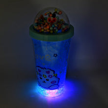 LED Light Unicorn Sipper Water Bottle Mason Jar Tumbler with Straw for Kids Glitter Sipper with Toy Drinking Cups for Boys and Girls School/Tuition/Gym/ Picnic, Kids and Adults, Birthday Return Gifts