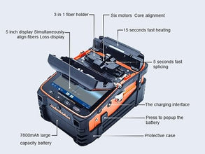 SIGNAL FIRE AI-6C Optical Fiber Fusion Splicer  6 motor core to core