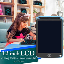 Portable LCD Writing Board Slate Drawing Record Notes Digital Notepad with Pen Handwriting Pad Paperless Graphic Tablet for Kids 12 inch