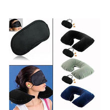 505 -3-in-1 Air Travel Kit with Pillow, Ear Buds & Eye Mask Raj Sales and service WITH BZ LOGO