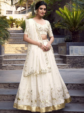 Off White Lehenga For Women