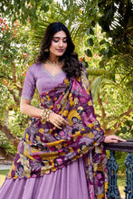 LUV Vichitra Silk Lehenga For Women