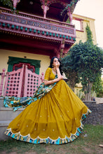 MST Vichitra Silk Lehenga For Women