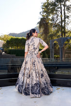 CRM Tussar Silk Floral Printed Lehenga For Women