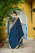 7144 - Vichitra Silk Lehenga  For Women