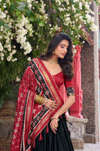 BLK Tussar Silk Patola Printed Lehenga For Women