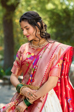 White Paithani Lehenga For Women