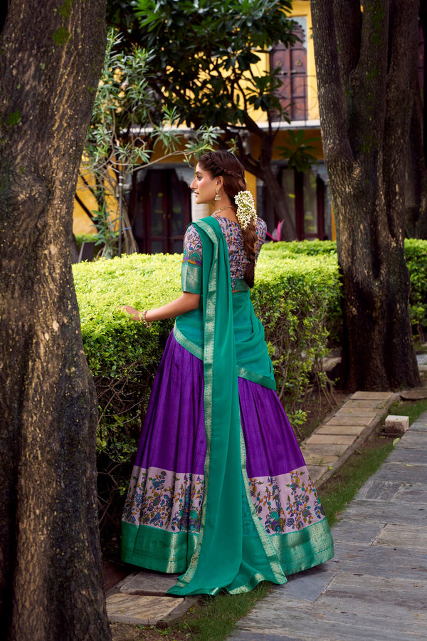 PRL Aastha Silk Printed Lehenga For Women